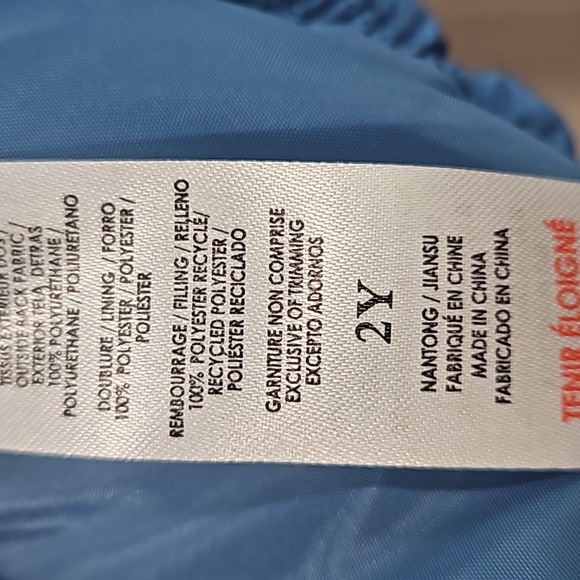 Miles The Label Boys Quilted Size 2 Water Resistant Puffer Jacket BNWT - Picture 6 of 6